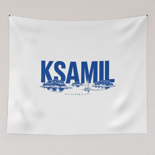 Item preview, Ksamil Albania Modern Islands and Sailboat designed and sold by AMICO77.