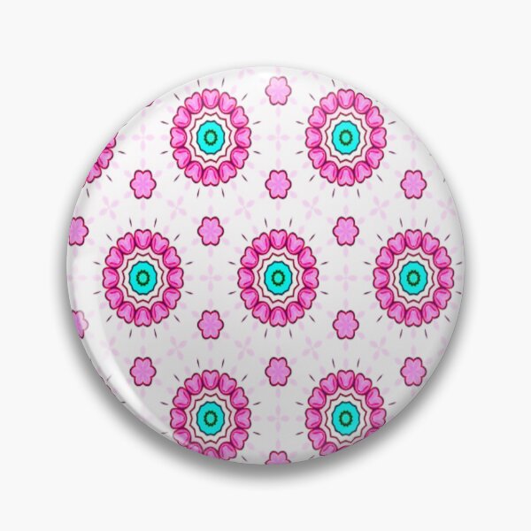 Item preview, Pink Floral Mandala Seamless Pattern designed and sold by PoloPrintsUK.