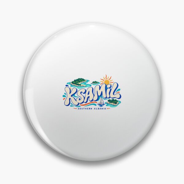 Item preview, Ksamil Southern Albania Wavy Travel Art designed and sold by AMICO77.