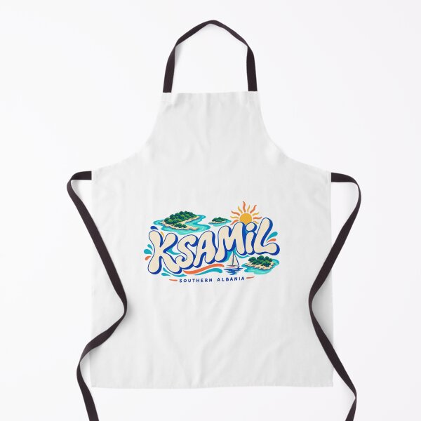 Item preview, Ksamil Southern Albania Wavy Travel Art designed and sold by AMICO77.