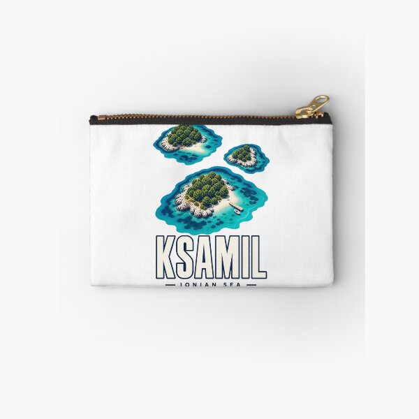 Item preview, Ksamil Ionian Sea Minimal Island Map designed and sold by AMICO77.
