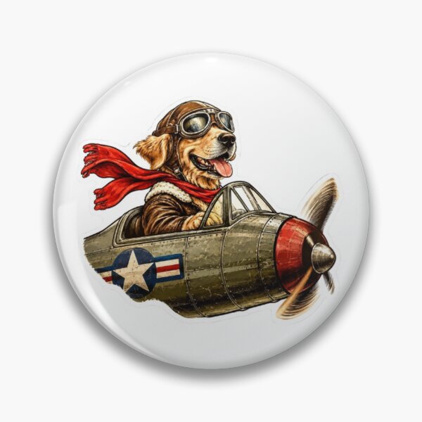Item preview, Dog Pilot Retro Aviation designed and sold by Snurly.