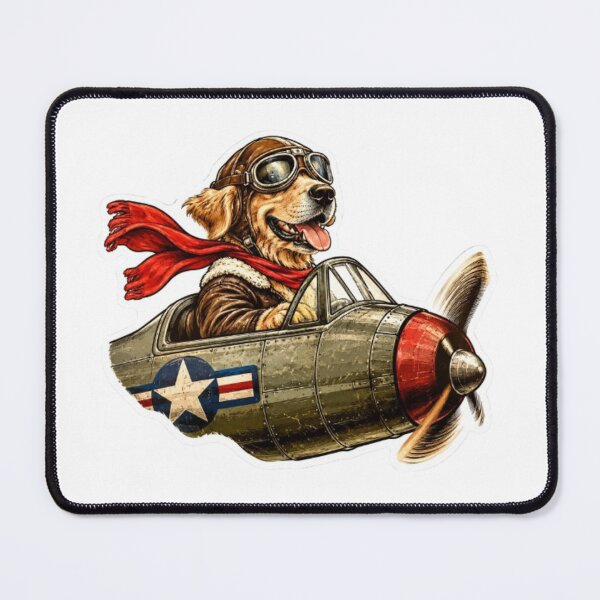 Item preview, Dog Pilot Retro Aviation designed and sold by Snurly.