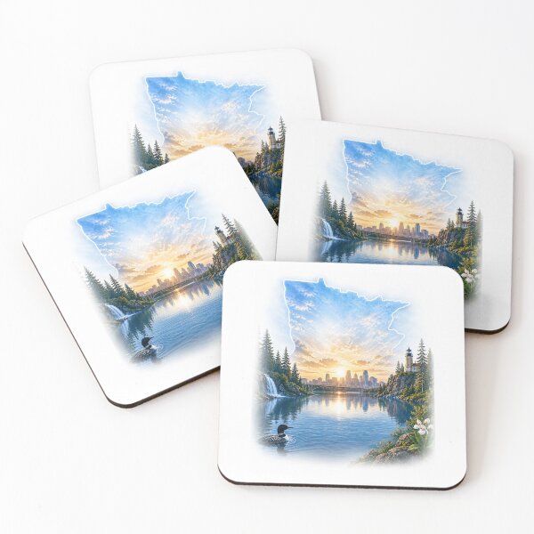 Item preview, North Star Serenity: Minnesota in Golden Light designed and sold by BlissBlvdShop.
