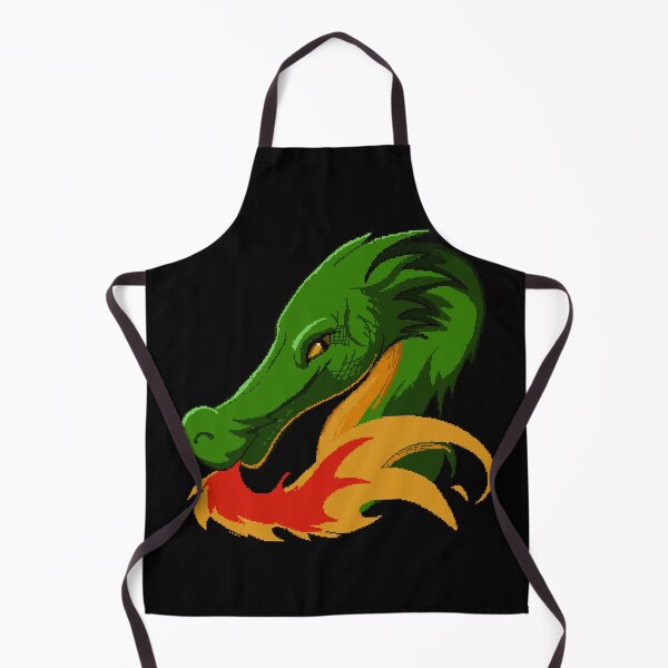 Item preview, Pixel drawing of a menacing green dragon designed and sold by SulPixelart.