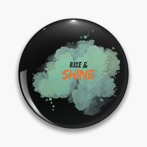 Item preview, Rise & Shine – Inspirational Colorful Paint Splatter Design designed and sold by CREATIVE HIVE.