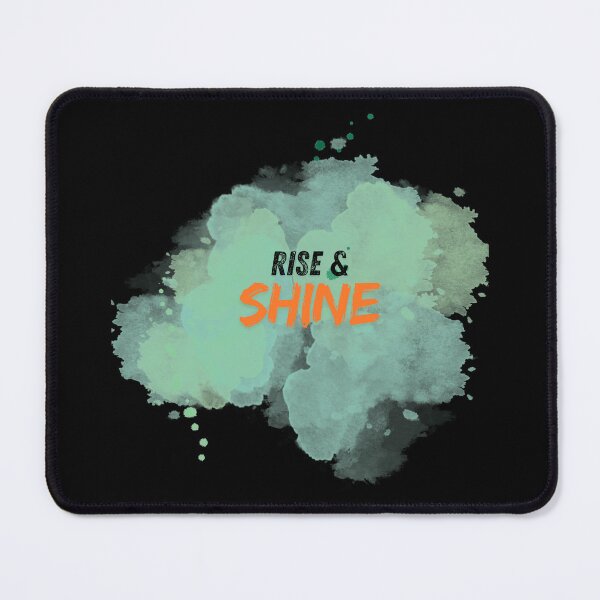 Item preview, Rise & Shine – Inspirational Colorful Paint Splatter Design designed and sold by CREATIVE HIVE.