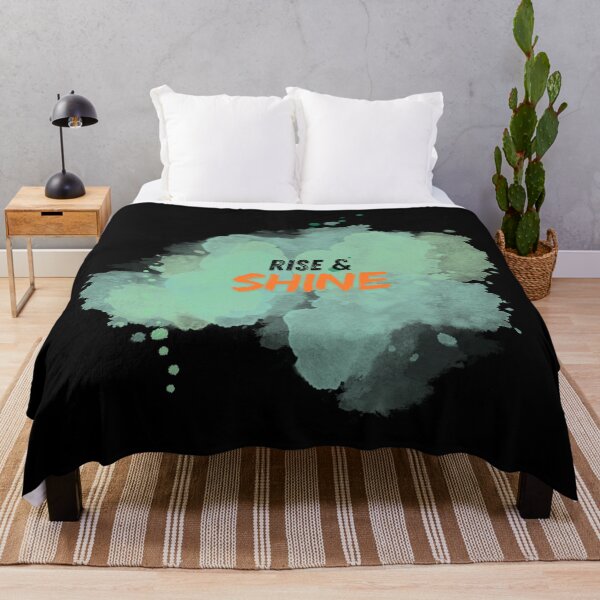 Item preview, Rise & Shine – Inspirational Colorful Paint Splatter Design designed and sold by CREATIVE HIVE.