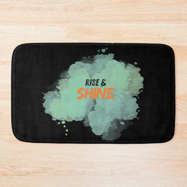 Item preview, Rise & Shine – Inspirational Colorful Paint Splatter Design designed and sold by CREATIVE HIVE.