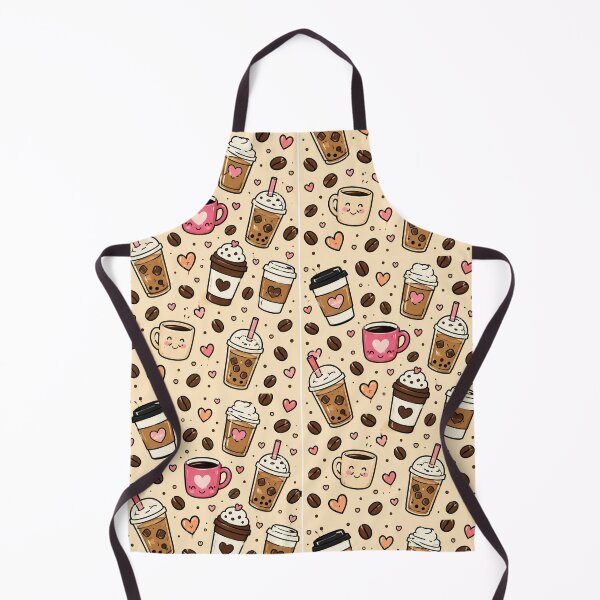 Item preview, Cozy Coffee Hearts Pattern designed and sold by Car23314.