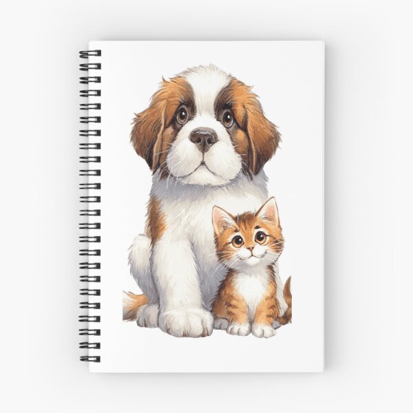 Item preview, Cute puppy and kitten best friends designed and sold by norachiang.
