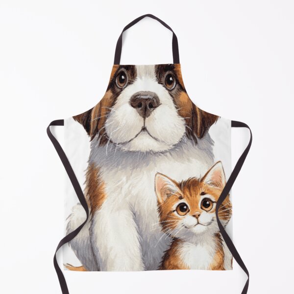 Item preview, Cute puppy and kitten best friends designed and sold by norachiang.