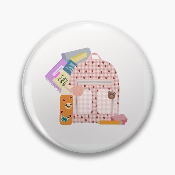 Item preview, Strawberry Backpack - Cute Back To School Sticker designed and sold by Sissy’s shop.