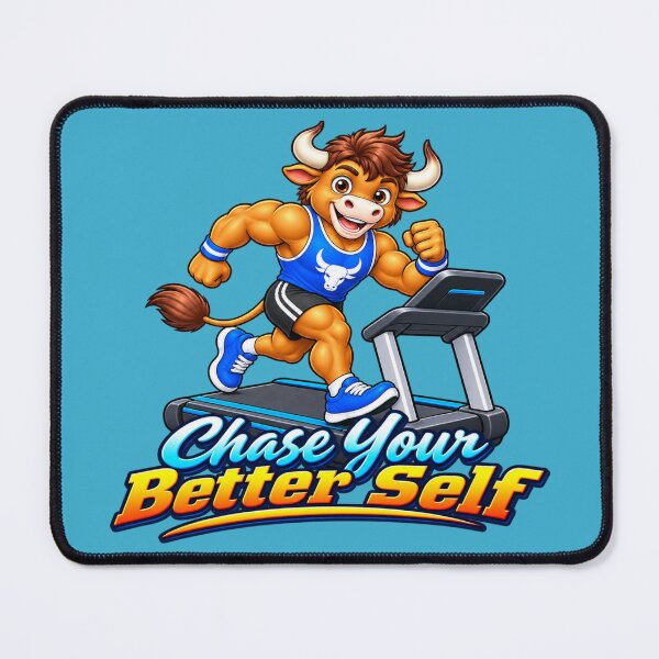 Item preview, Fitness Bull 'Chase Your Better Self' designed and sold by TriStudio.
