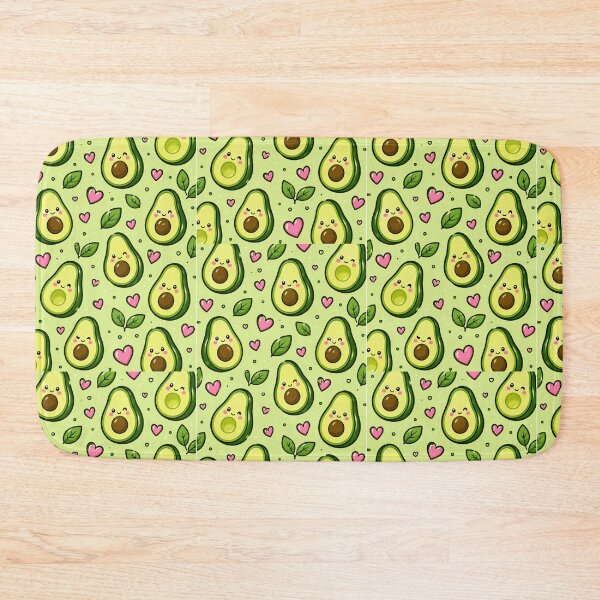 Item preview, Happy Avocado Hearts Pattern designed and sold by Car23314.