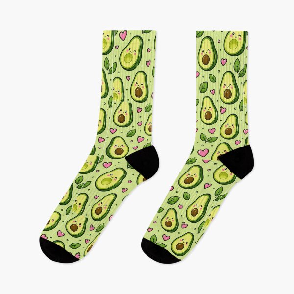 Item preview, Happy Avocado Hearts Pattern designed and sold by Car23314.
