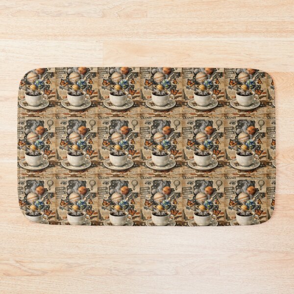 Item preview, Surreal Cosmic Coffee Cup Retro Collage designed and sold by Ink-verse-.