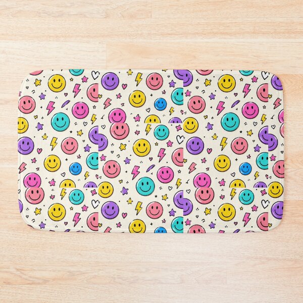 Item preview, Colorful Happy Faces & Stars Pattern designed and sold by Car23314.