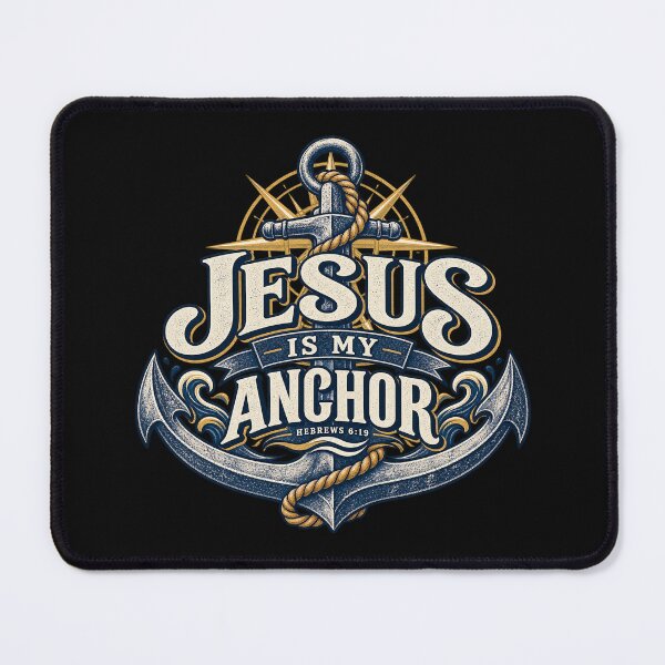 Item preview, Jesus Is My Anchor Christian Nautical Design designed and sold by PrayWear.