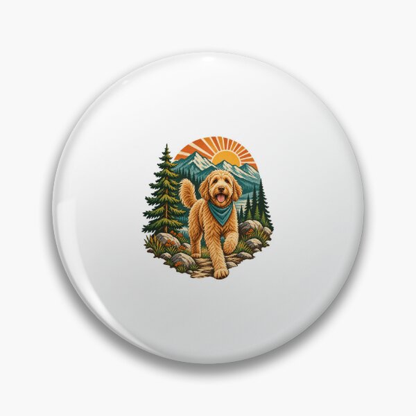 Item preview, Goldendoodle Mountain Adventure designed and sold by AMICO77.