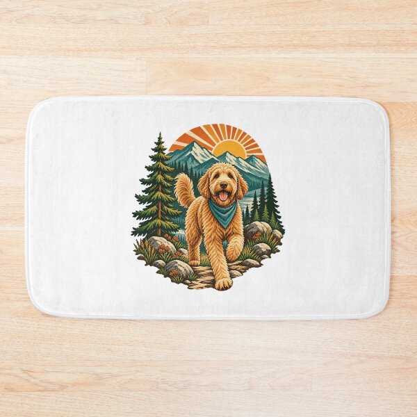 Item preview, Goldendoodle Mountain Adventure designed and sold by AMICO77.