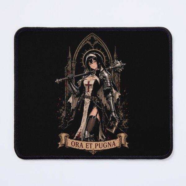 Item preview, Ora Et Pugna – Gothic Anime Battle Nun designed and sold by BigKawaii.