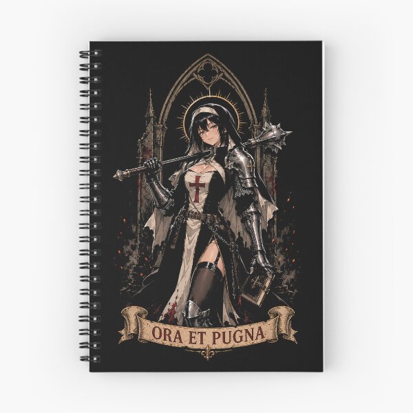 Item preview, Ora Et Pugna – Gothic Anime Battle Nun designed and sold by BigKawaii.