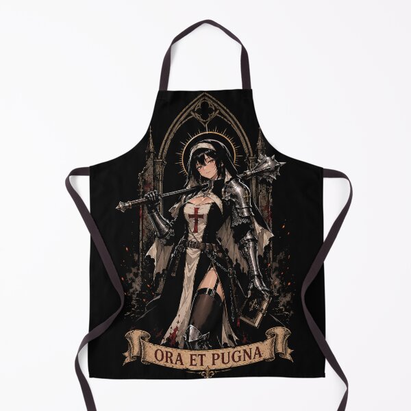 Item preview, Ora Et Pugna – Gothic Anime Battle Nun designed and sold by BigKawaii.