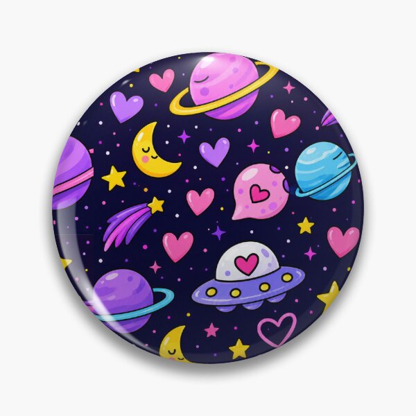 Item preview, Kawaii Space Moon & Planet Pattern designed and sold by Car23314.