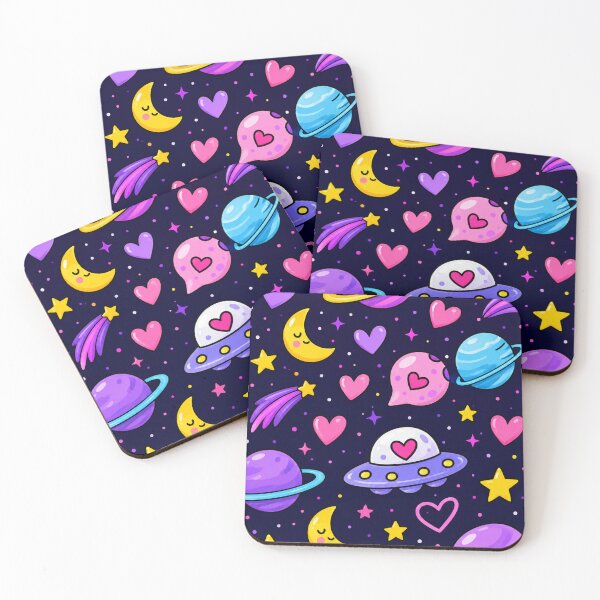 Item preview, Kawaii Space Moon & Planet Pattern designed and sold by Car23314.