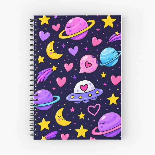 Item preview, Kawaii Space Moon & Planet Pattern designed and sold by Car23314.