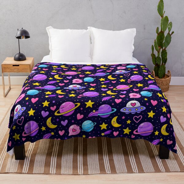 Item preview, Kawaii Space Moon & Planet Pattern designed and sold by Car23314.