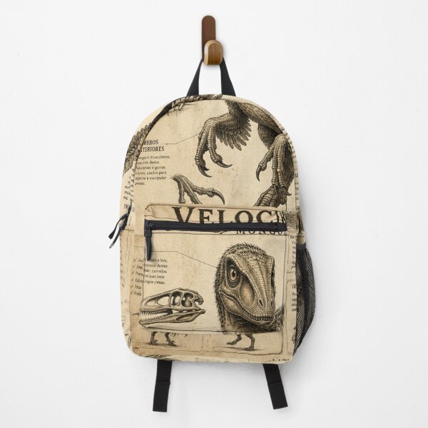 Item preview, Velociraptor Mongoliensis | Vintage Paleontology Scientific Illustration designed and sold by VantedStore.
