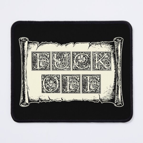 Item preview, FUCK OFF - Funny Medieval Sarcasm Gift designed and sold by InkyGenies.