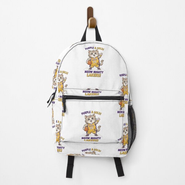 Item preview, Cute Cat Basketball Player - Purple and Gold Meow Mighty Lakers designed and sold by annaarthk.