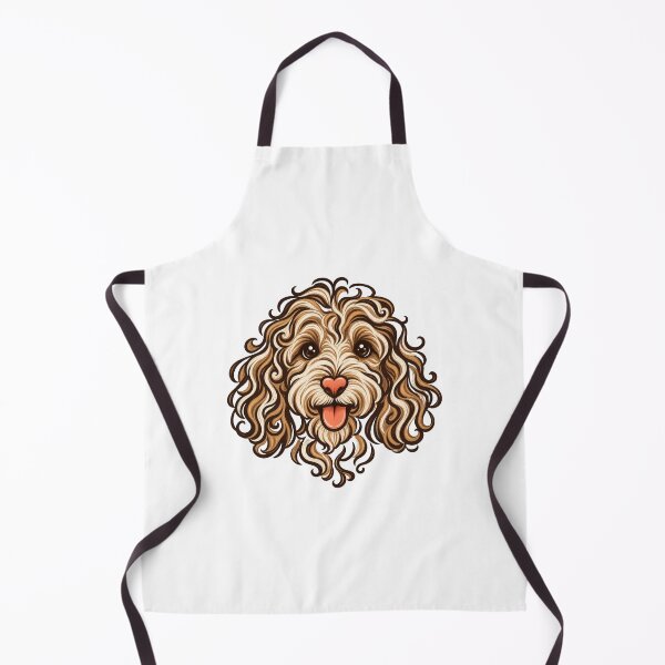 Item preview, Minimal Curly Goldendoodle Face designed and sold by AMICO77.