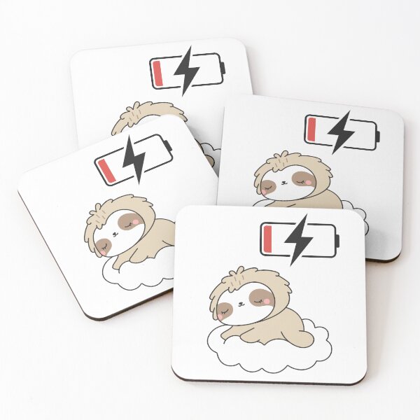 Item preview, adorable baby napping sloth  cartoon   designed and sold by CAArtistVenusJ.