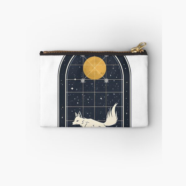 Item preview, Celestial White Fox Under Full Moon designed and sold by werzixr.