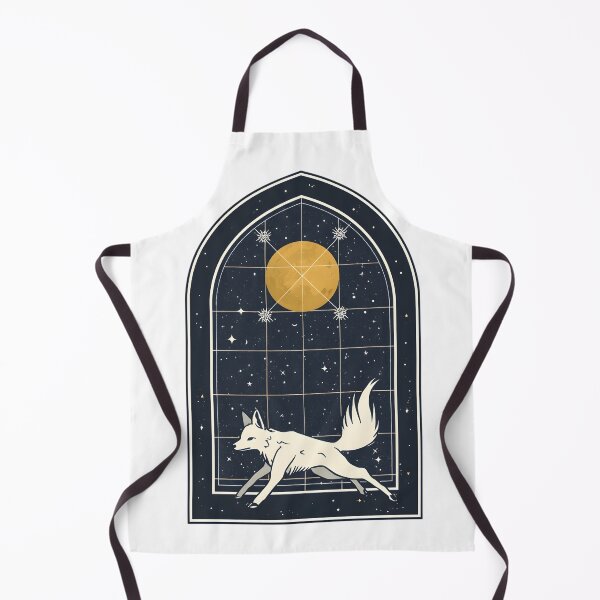 Item preview, Celestial White Fox Under Full Moon designed and sold by werzixr.