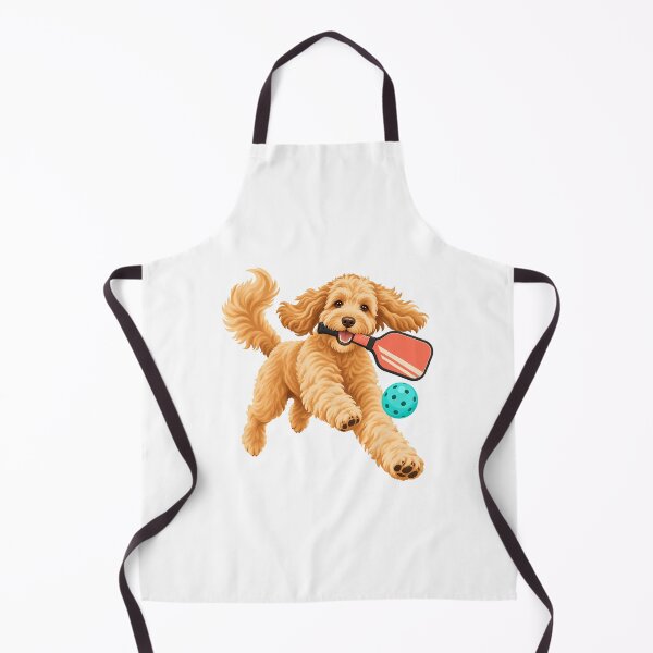 Item preview, Goldendoodle Playing Pickleball designed and sold by AMICO77.