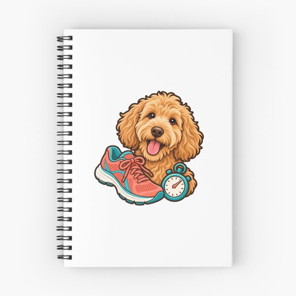 Item preview, Goldendoodle Running Shoe and Stopwatch designed and sold by AMICO77.
