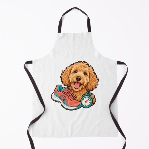 Item preview, Goldendoodle Running Shoe and Stopwatch designed and sold by AMICO77.