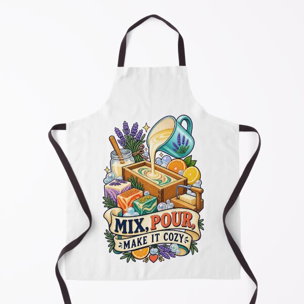 Item preview, Mix Pour Make It Cozy Soap Making Art designed and sold by CheerfulNest.