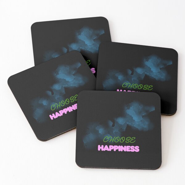 Item preview, Choose Happiness – Colorful Inspirational Paint Splatter Design designed and sold by CREATIVE HIVE.