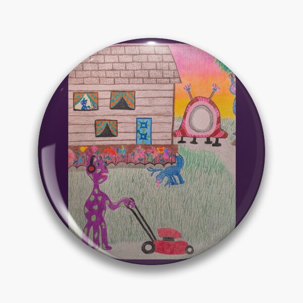 Item preview, Aliens discovering Earth Life designed and sold by Mellowmixdmedia.