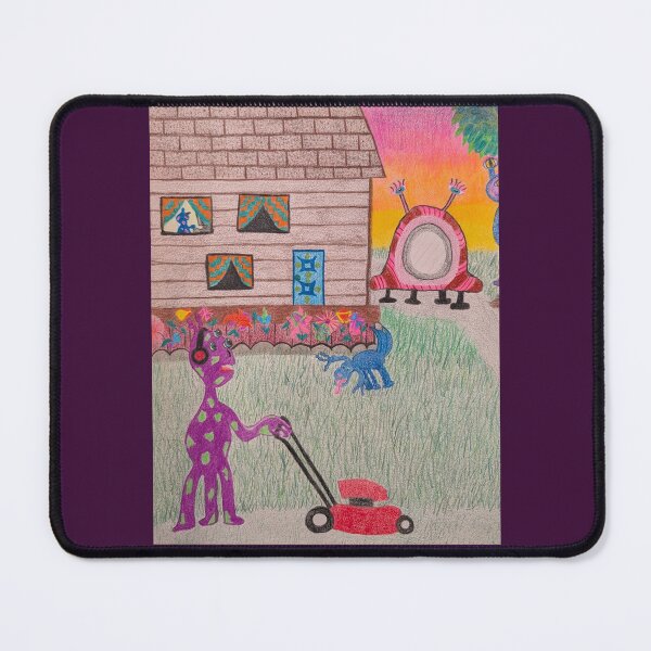 Item preview, Aliens discovering Earth Life designed and sold by Mellowmixdmedia.