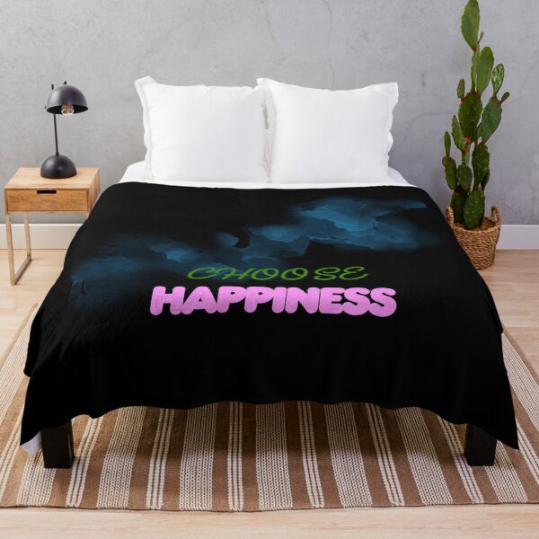 Item preview, Choose Happiness – Colorful Inspirational Paint Splatter Design designed and sold by CREATIVE HIVE.