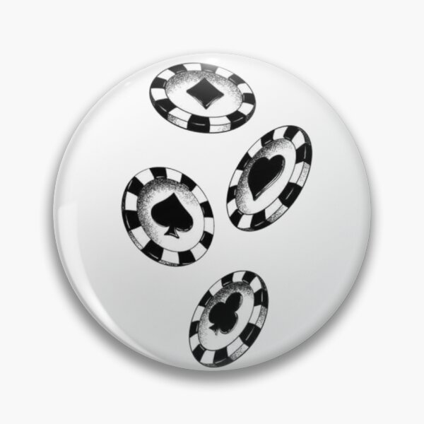 Item preview, Classic Playing Card Suit Chips designed and sold by LunarDistrict.