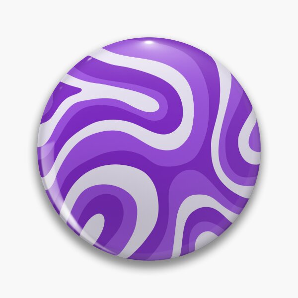 Item preview, Liquid Swirl Retro Abstract in purple tones, Cream, and White designed and sold by Differenceee.