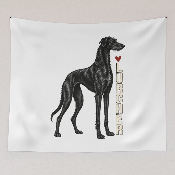 Item preview, Black Lurcher Modern Breed Profile designed and sold by AMICO77.